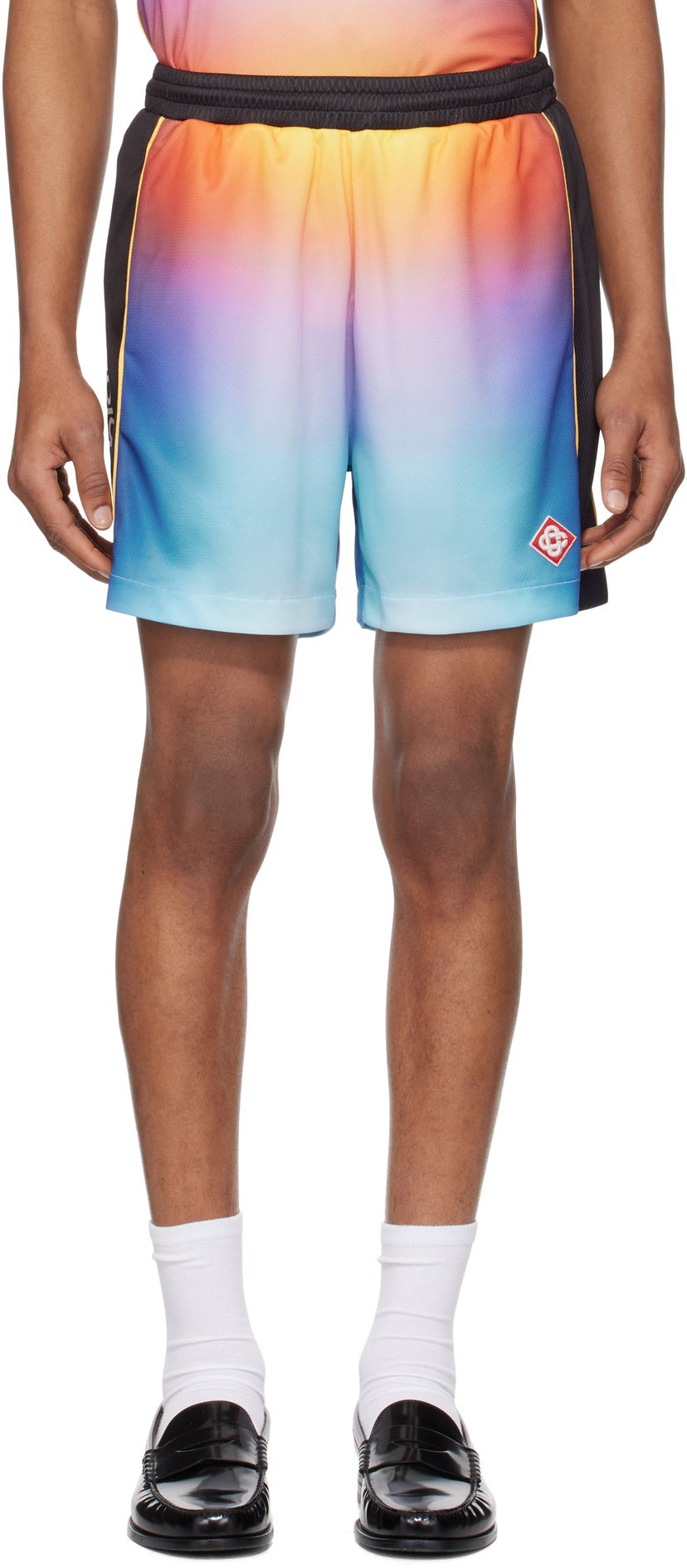 Shorts Casablanca Casablanca Gradient Football Shorts Flerfärgad | MS25-JTR-253-01