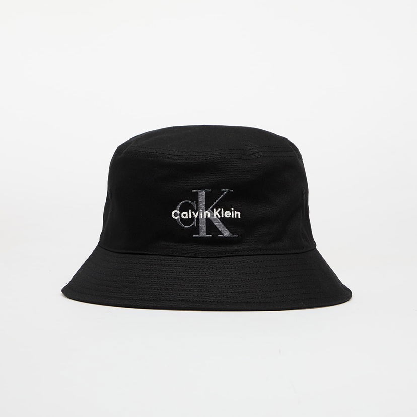 Keps CALVIN KLEIN Calvin Klein Jeans Monologo Embroidery Bucket Hat Svart | LV04G5020G UB1