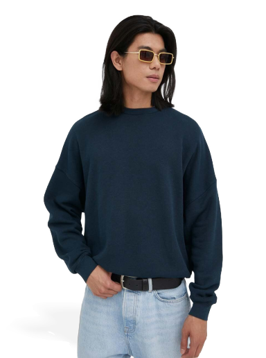 Sweatshirt American Vintage Sweatshirt Mörkblå | MUTI03B