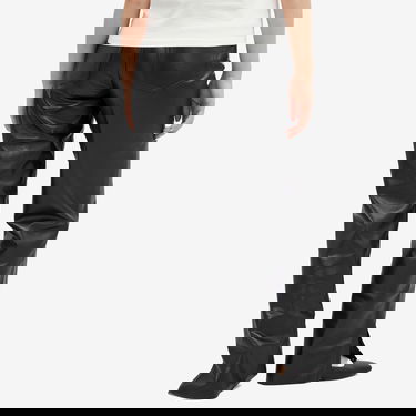 Byxor Anine Bing Black Leather Pants 25" Svart | A-03-10044-BLK26, 3