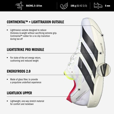 Sneakers och skor adidas Performance Adizero Takumi Sen 11 Grå | jq2814, 1