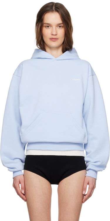 Sweatshirt Coperni Coperni Horn Hoodie Blå | COPJS15BISF5035, 0