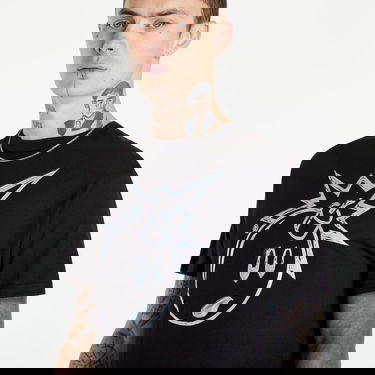 T-shirt THE HUNDREDS Chrome Adam T-Shirt Svart | T22F101026 BLK, 2