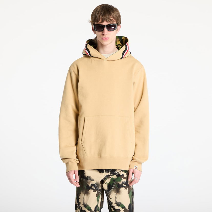 Sweatshirt BAPE A BATHING APE ABC Camo Shark Pullover Hoodie Beige | 001PPL301009MBEI