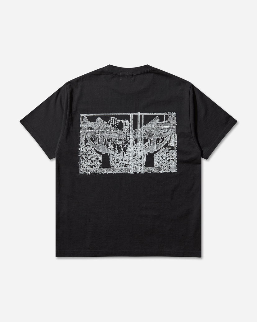 T-shirt Cav Empt Remnant Back Graphic T-Shirt Svart | CES28T06 BLACK