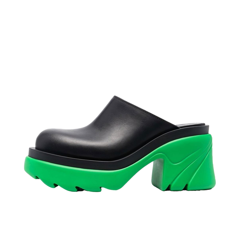 Sneakers och skor Bottega Veneta Flash Sculpted-Heel Mules Grön | 668525VBS501476