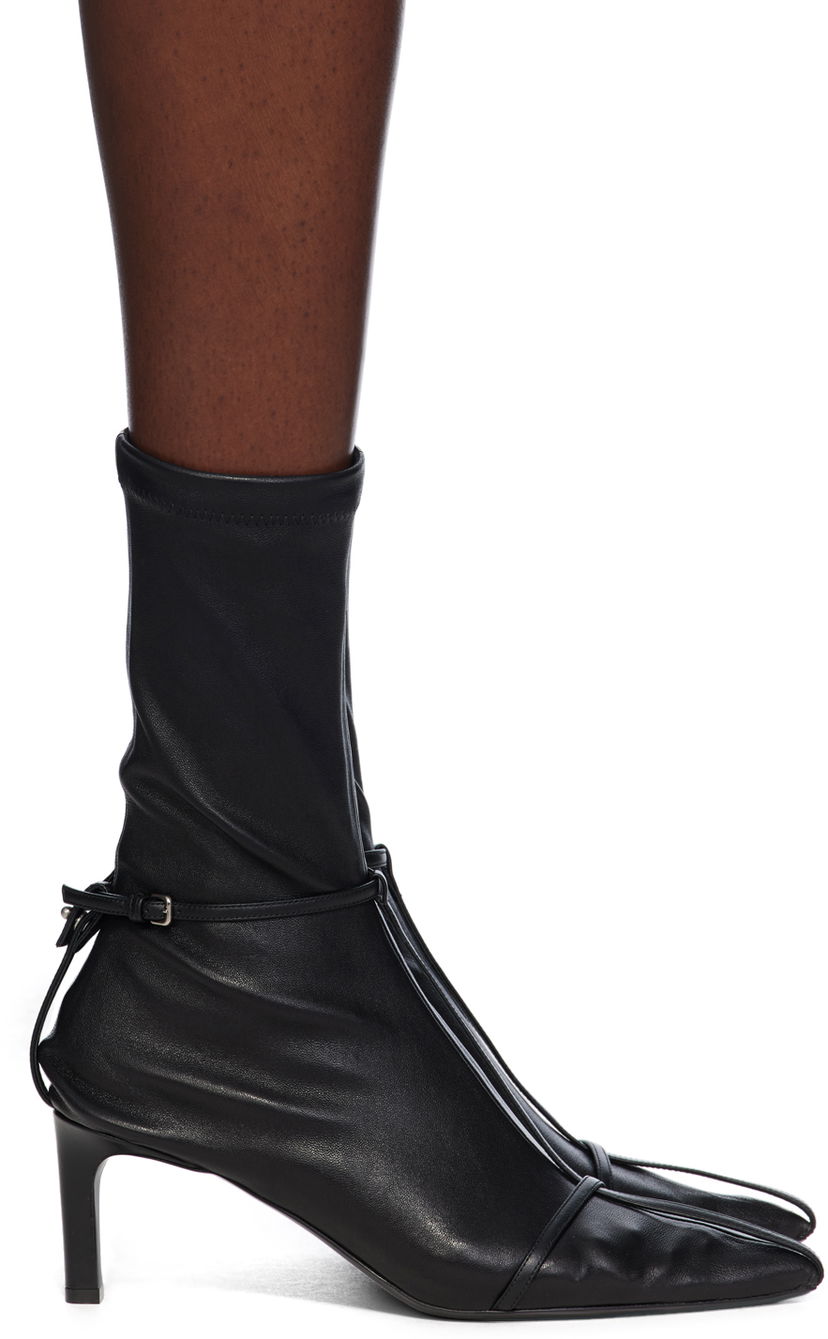 Kläder Jil Sander Jil Sander Stretch Nappa Ankle Boots Svart | J15WU0085_P7083