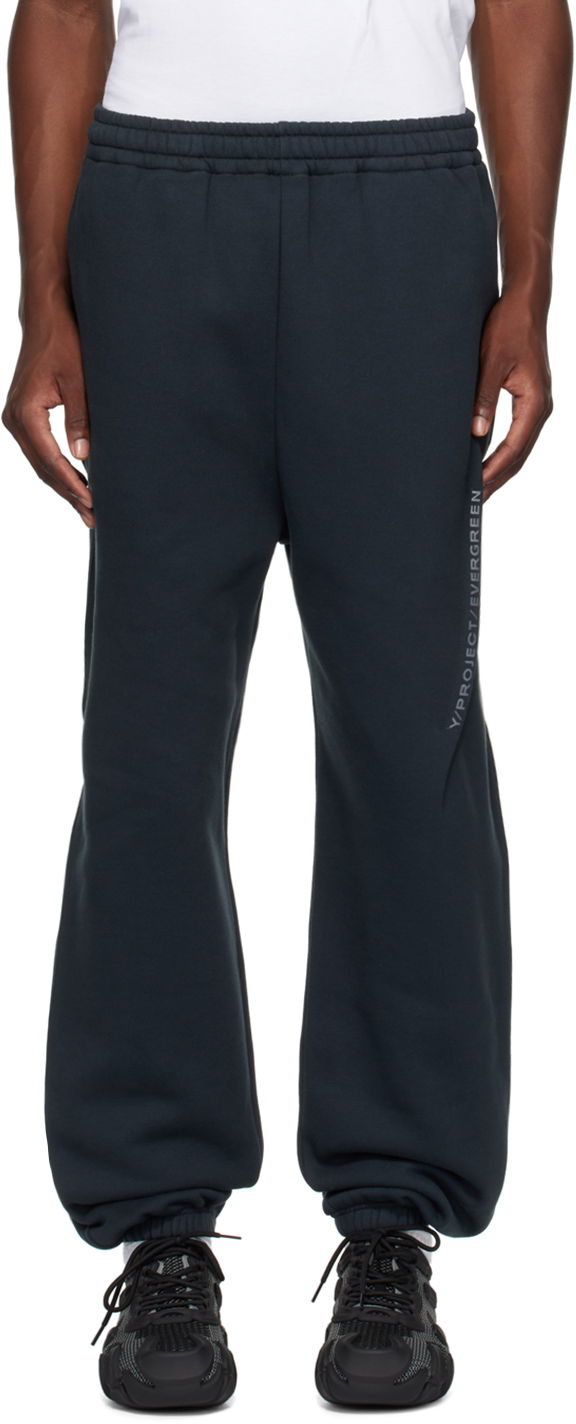 Träningsbyxor Y/PROJECT Pinched Logo Sweatpants Svart | 204PA001