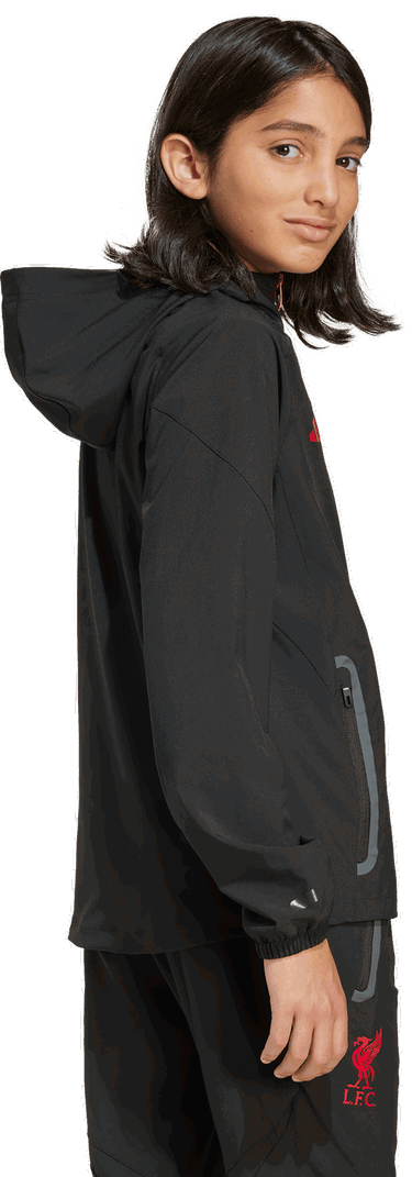 Jacka adidas Performance Liverpool Tiro 25 Competition Vis Tech Travel Jacket Svart | JZ5558, 1