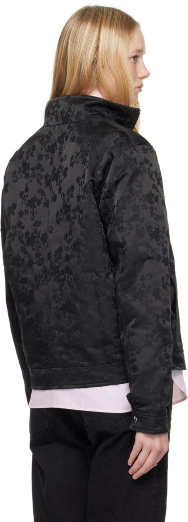 Jacka Coperni Coperni Jacquard Zip-Up Jacket Svart | COPOW39F2033, 2