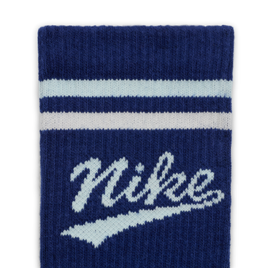 Strumpor Nike Everyday Plus Mid-Calf Socks (3 Pairs) Blå | HJ9336-902, 2