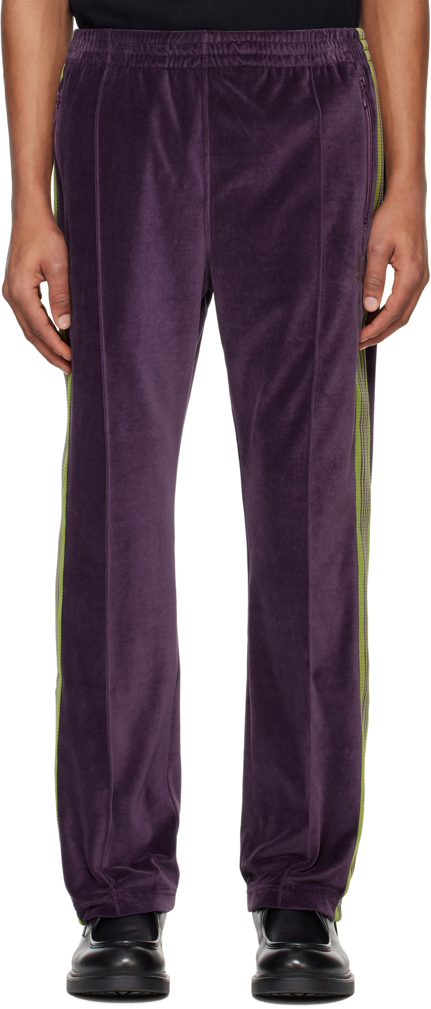 Träningsbyxor Needles Needles Narrow Track Pants Purpur | QV321, 0