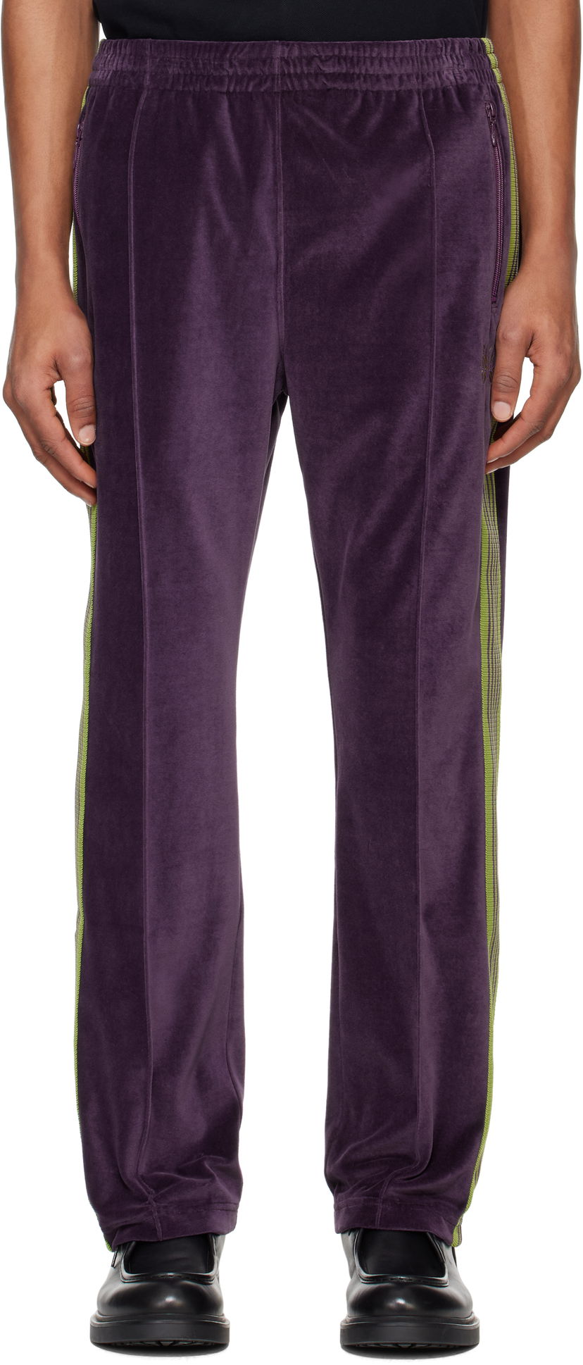 Träningsbyxor Needles Needles Narrow Track Pants Purpur | QV321