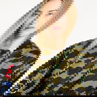 Bomberjacka BAPE A BATHING APE 1st Camo Shark MA-1 Jacket Grön | 001HJL301003MGRN, 2