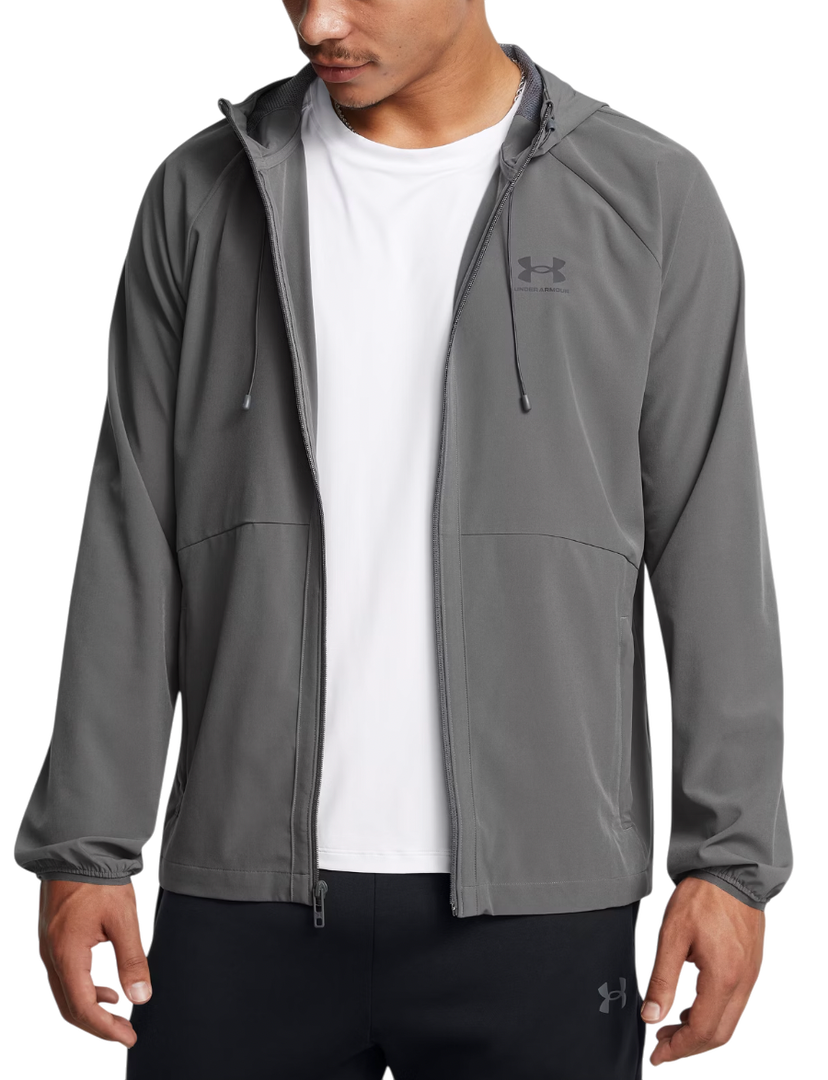 Vindjacka Under Armour UA Stretch Woven Windbreaker Jacket Grå | 6003001-025