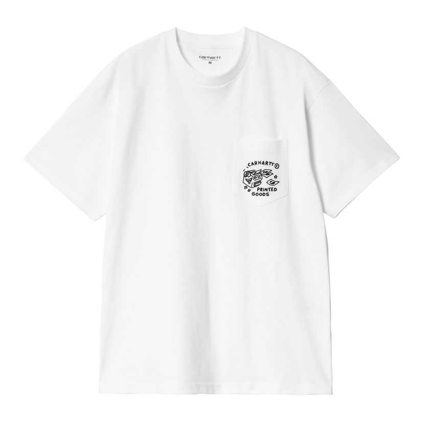 T-shirt Carhartt WIP Pocket Graphic T-Shirt Vit | I034407_9