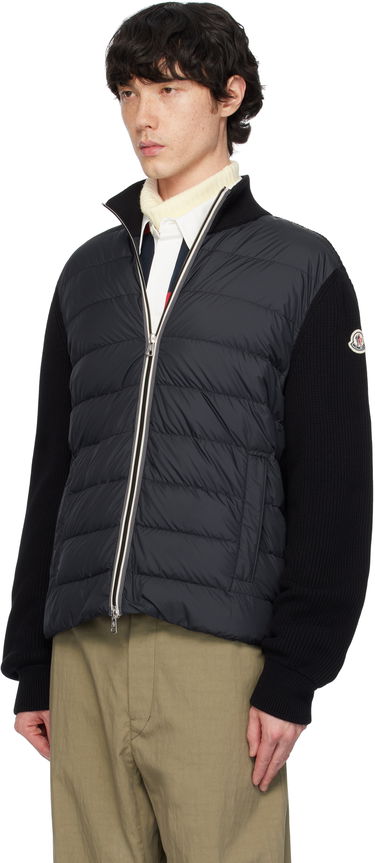 Pufferjacka Moncler Moncler Padded Zip-Up Down Jacket Svart | K10919B00006M1367, 3