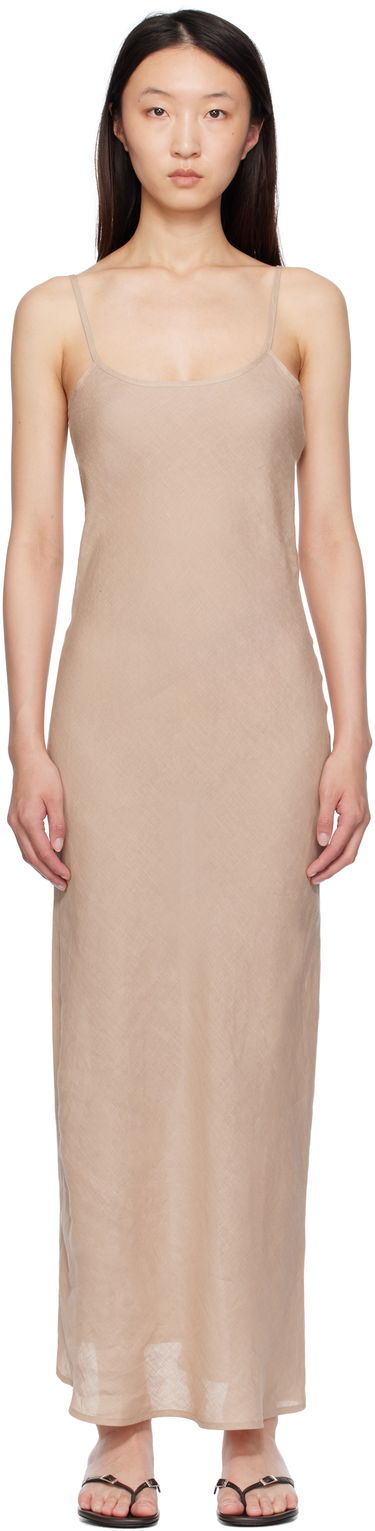 Klä Baserange Baserange Dydine Maxi Slip Dress Beige | DRDY-LI-SU25, 0