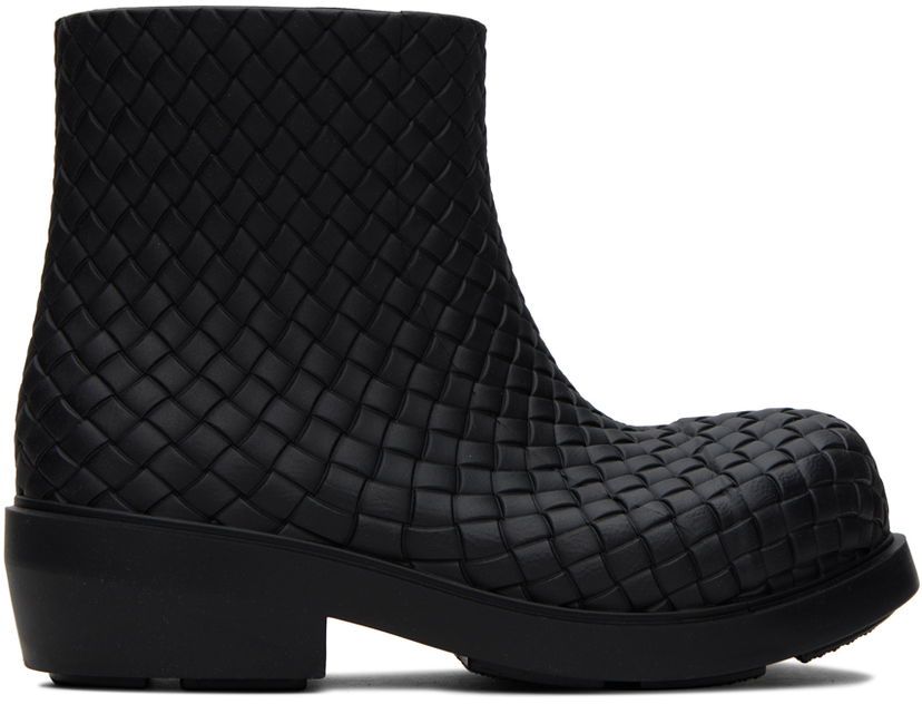 Sneakers och skor Bottega Veneta Bottega Veneta Fireman Boots Svart | 763725 V3OE0