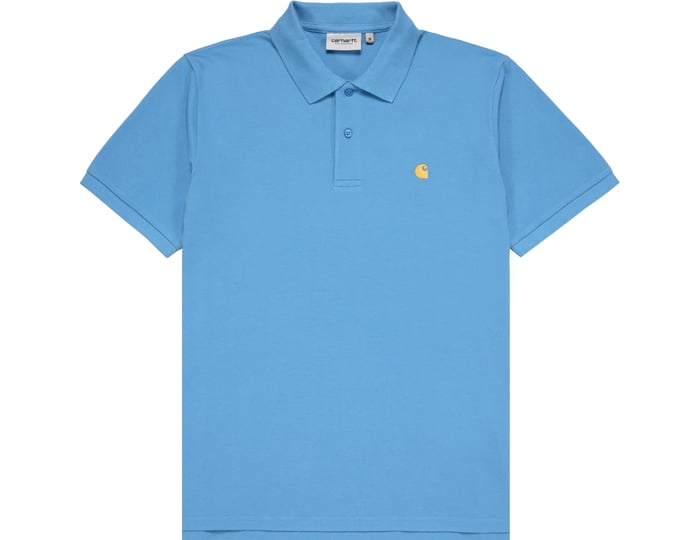 Polotröja Carhartt WIP Carhartt WIP Chase Pique Polo Blå | I023807, 0