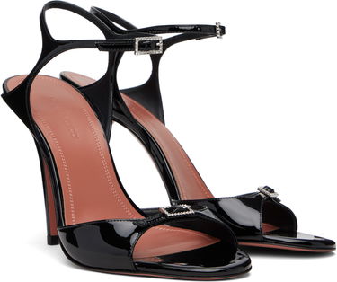 Tillbehör Amina Muaddi Amina Muaddi Adut Heeled Sandals Svart | ADUT SANDAL, 3