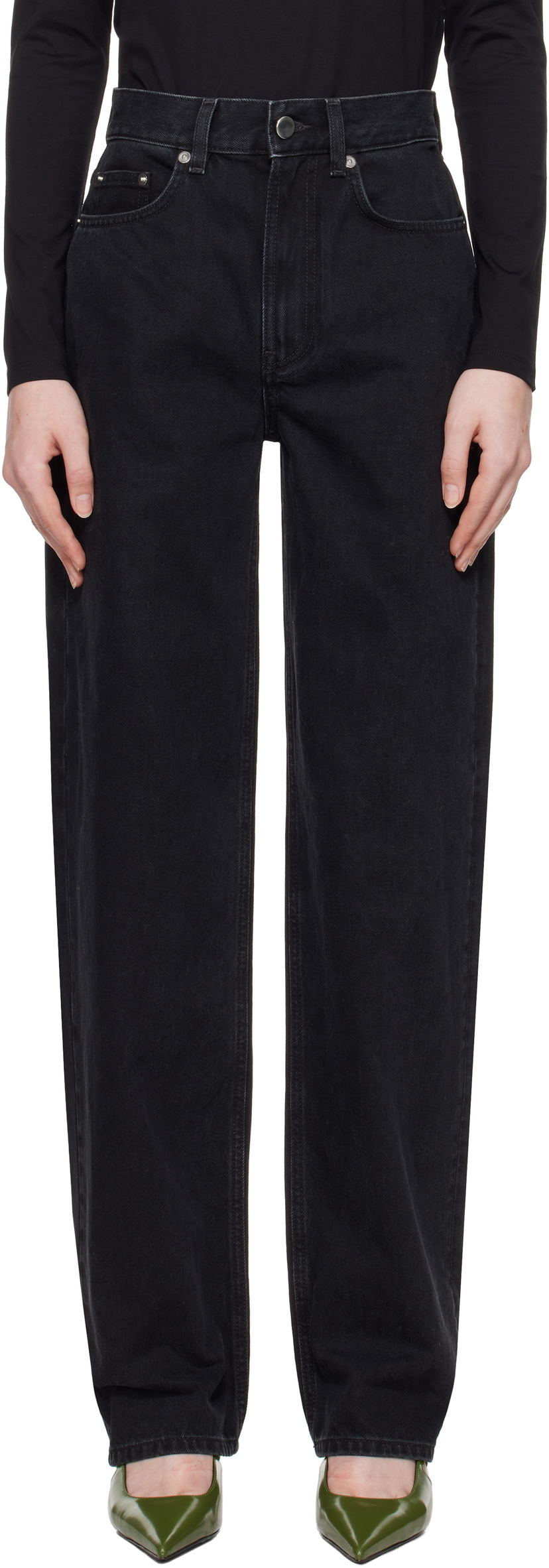 Jeans Loulou de Saison Loulou de Saison Samur Jeans Svart | SAMUR