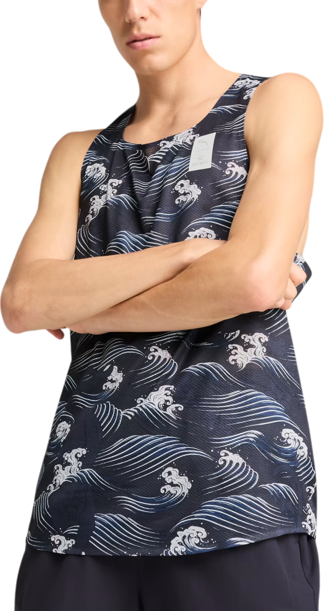 Linne Puma Saysky AOP Tank Top Svart | 526956-16