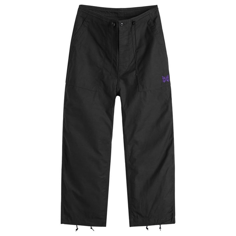 Cargo byxor Needles Women's String Fatigue Pant Black Svart | PU240-BLK