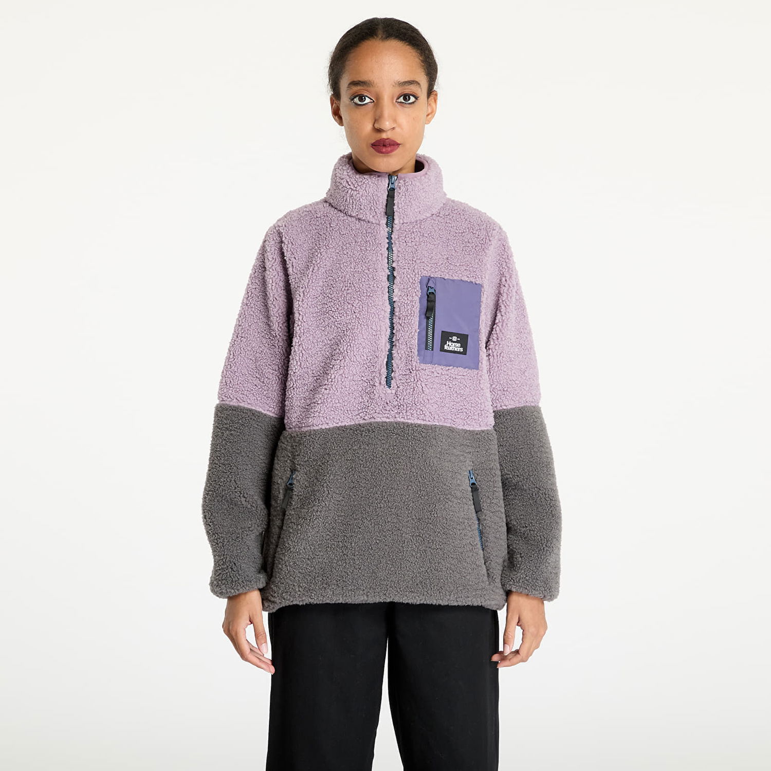 Sweatshirt Horsefeathers Elvira Sweatshirt Iris S Grå | TW033D, 0