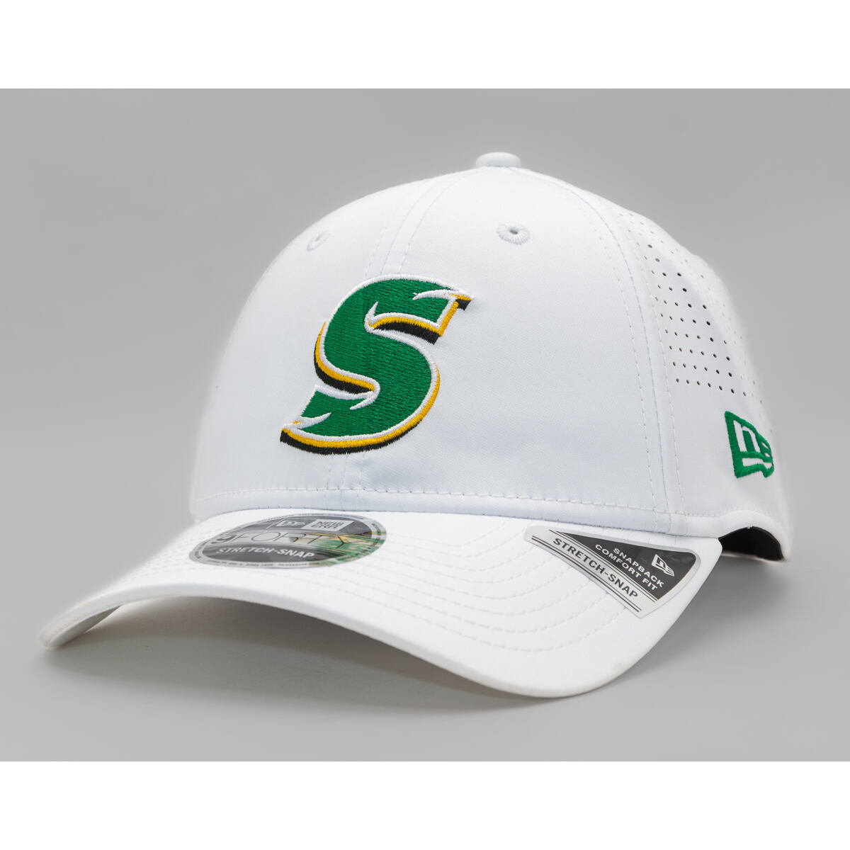 Keps New Era Saskatchewan Roughriders STNGER 9FORTY Stretch-Snap Cap One Size (56-59 cm) Vit | 60756698, 0