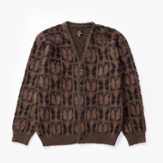 Kläder Needles Mohair Cardigan Brun | NS279-OLV, 0
