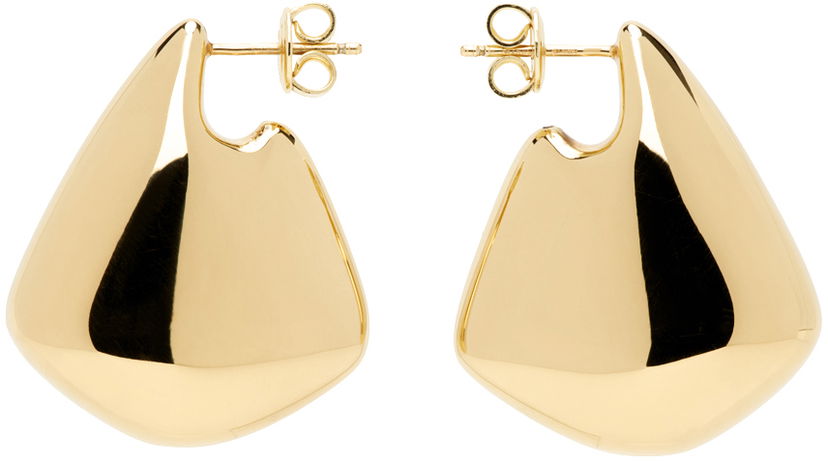 Örhängen Bottega Veneta Small Fin Earrings Metallisk | 786204 VAHU0