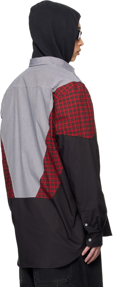 Skjorta VETEMENTS VETEMENTS Tracksuit Panelled Shirt Svart | UH76SH860BR, 2