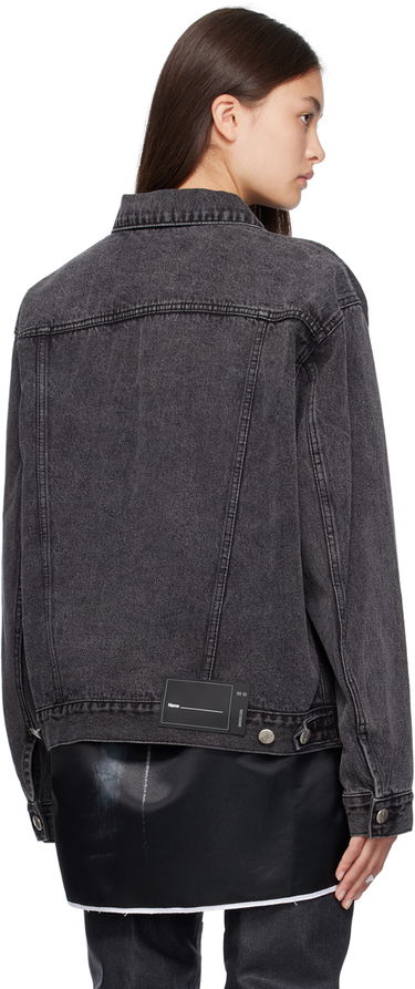 Jacka We11done We11done Faded Denim Jacket Svart | WD-DJ4-20-017-U-WB, 2