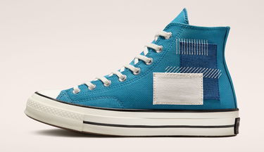 Sneakers och skor Converse Chuck 70 High Patchwork Blå | A00733C, 2