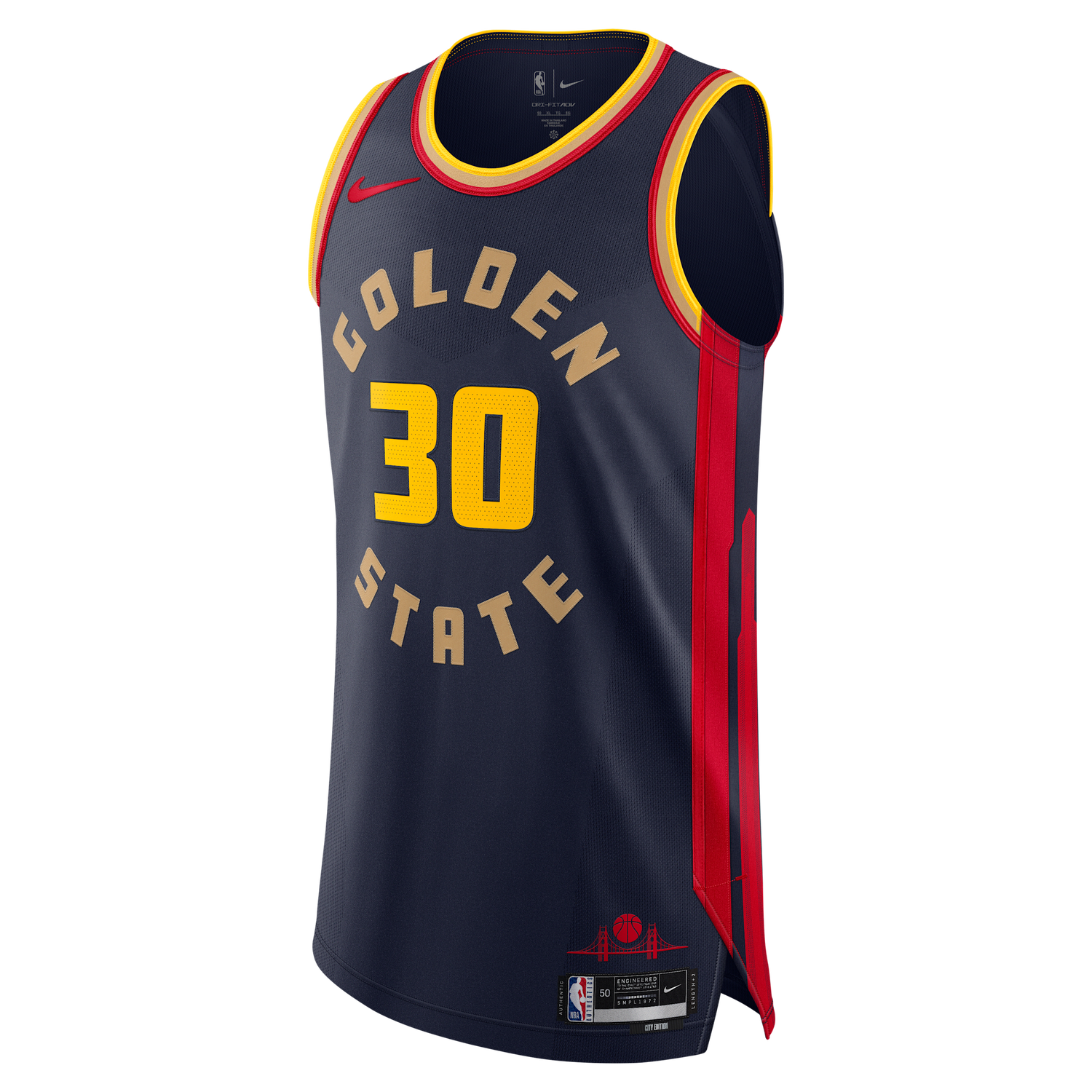 Jersey Nike Dri-FIT ADV Authentic Stephen Curry Warriors City Edition 2024/25 Jersey Blå | FQ4465-419, 0