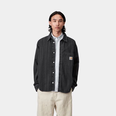 Skjorta Carhartt WIP Carhartt WIP Rylan Stripe Shirt Jacket Svart | I035567_4, 0