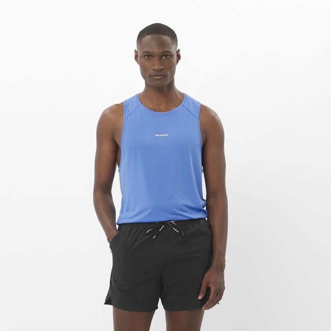 Linne Salomon Shakeout Core Tank Top Blå | LC2425000, 0