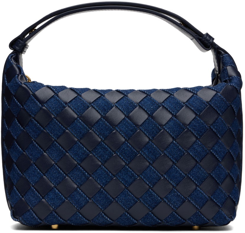 Handväska Bottega Veneta Mini Wallace Bag Mörkblå | 796393 V48V1