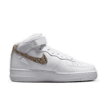 Sneakers och skor Nike Air Force 1 '07 Mid White Snake Swoosh W Vit | DD9625-101, 1