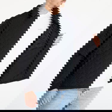 Jacka Urban Classics Quilted Overshirt Jacket Svart | TB7630-00007, 3