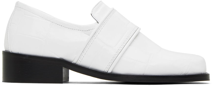 Sneakers och skor BY FAR BY FAR Cyril Loafers Vit | 23PFCYRLWHMCEL, 0