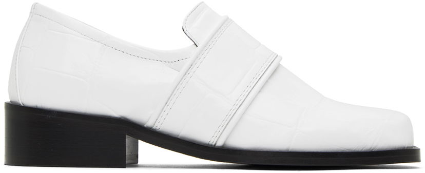 Sneakers och skor BY FAR BY FAR Cyril Loafers Vit | 23PFCYRLWHMCEL
