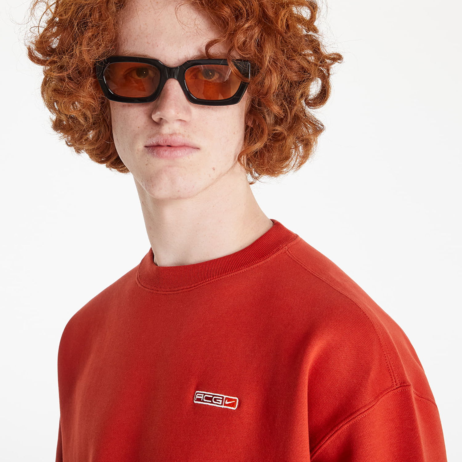 Sweatshirt Nike ACG Therma-Fit Crew Fleece Röd | DM9941-671, 1