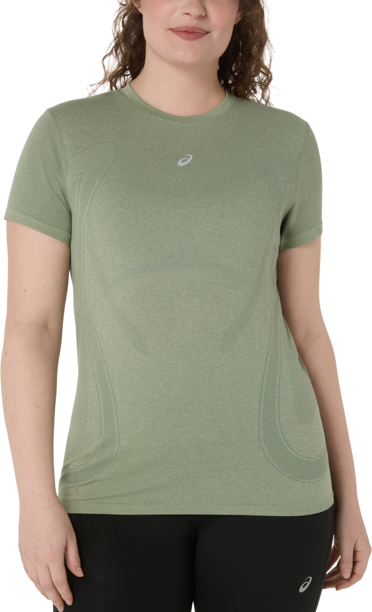 T-shirt Asics Asics Road Seamless Short Sleeve T-Shirt Grön | 2012d292-400