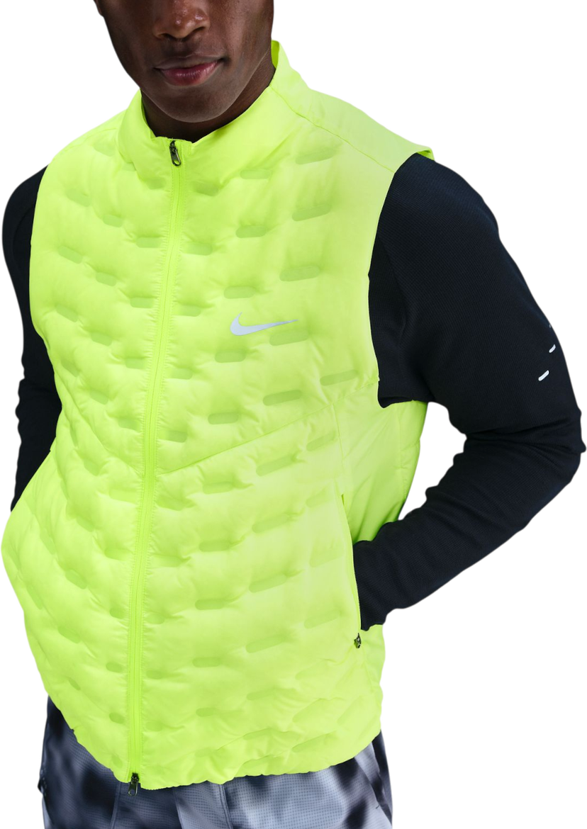 Väst Nike Padded Running Vest Therma-FIT ADV Repel AeroLoft Gul | fb7542-702