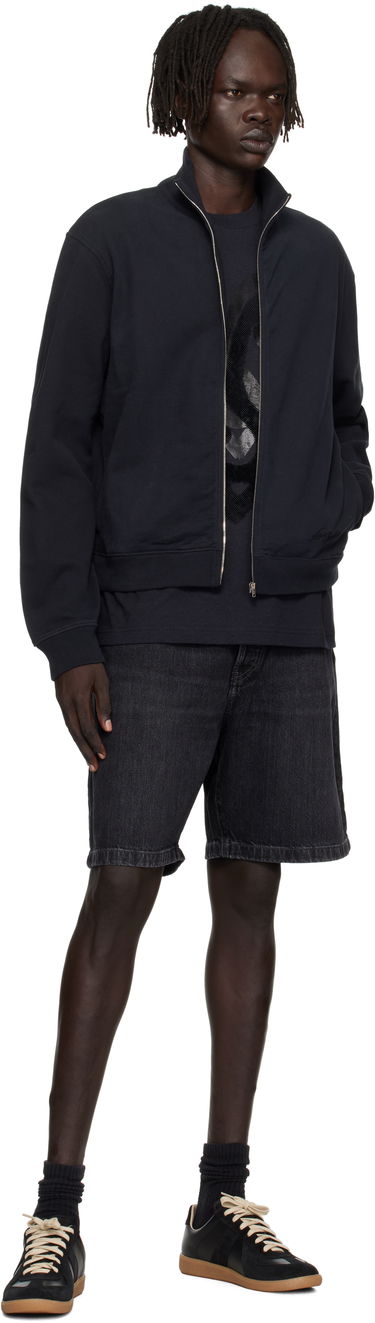 Sweatshirt Acne Studios Acne Studios Zip-Up Sweatshirt Svart | CI0200-, 3