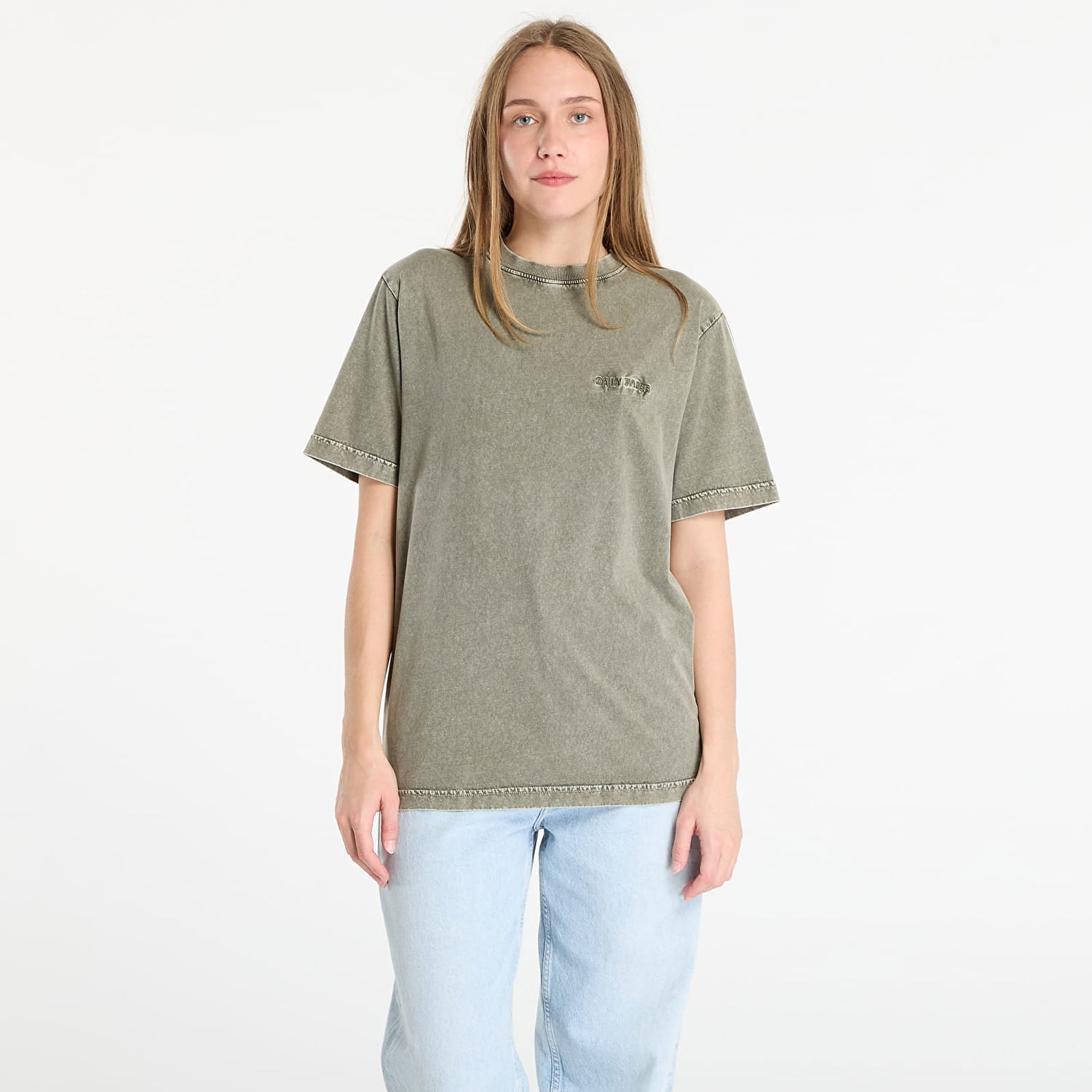 T-shirt DAILY PAPER Daily Paper Dias Washed Tee Grön | 2522032, 1