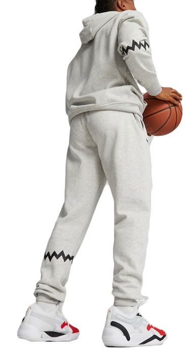 Träningsbyxor Puma Hoops Team Sweat Pant Grå | 676649-03, 1