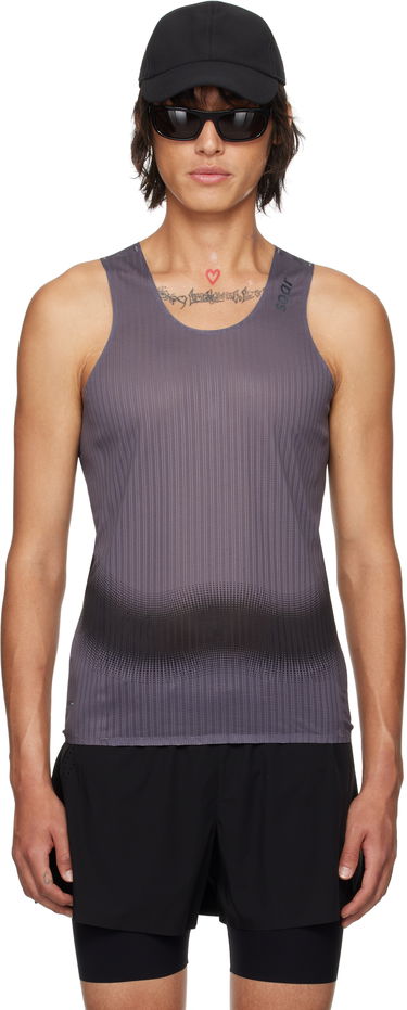 Linne Soar Running Soar Race Running Tank Top Grå | SV1M-BLK/GREY, 0